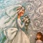 VTG Wedding WRAPPING PAPER GIFT WRAP Retro 1960 Bridal Carlton USA 1 LGE 20x29