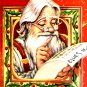 GIFT WRAP CHRISTMAS 1960s wrapping paper Nostalgic LETTERS to SANTA Vtg NOS