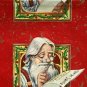 GIFT WRAP CHRISTMAS 1960s wrapping paper Nostalgic LETTERS to SANTA Vtg NOS