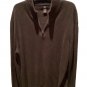 Pullover Men's Calvin Klein Ribbed 100% COTTON XLarge Gray Quarter Zip Sweater