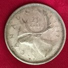 1953 Canadian Silver Quarter 25 Cent coin Key Date 80% silver 1953 Canadian Silver Quarter 25 Cent coin Key Date 80% silver