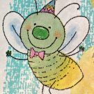 GiftWrap Kids Birthday 2 Sheets NEW Heavyweight Bumblebee Wrapping Paper SEALED