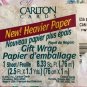 BRIDAL SHOWER GIFT WRAPPING PAPER Vtg 1 LARGE Sheet 1 Yard x2.5 ft Sealed Floral