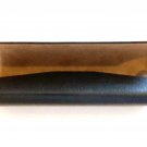 Burberry Black GOLD Inside Classic Clamshell Hard Glasses Case 6 ½ x 2 ⅜ x 1 ¼