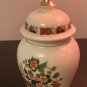 Ginger Jar + Storage Dish Lid Set Vintage SADLER 24K Gold trim Oriental Asian