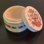 Ginger Jar + Storage Dish Lid Set Vintage SADLER 24K Gold trim Oriental Asian