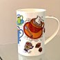 DUNOON Mug Coffee Cup Mug JANE BROOKSHAW Hot Chocolate Cocoa Made in England