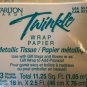 Metallic HIGH SHINE Gift Wrap Tissue Gold Vtg USA Great in Gift Bags 5 pcs total