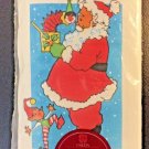 Vintage 12 Paper Guest Towels Christmas RETRO Smiling Santa 70s 12 x 17 in Vintage 12 Paper Guest Towels Christmas RETRO Smiling Santa 70s 12 x 17 in
