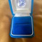 BIRKS Gift RING Box Presentation Blue Velvet Wedding Anniversary Vintage 1960s