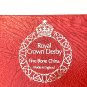 Royal Crown Derby ORIGINAL Presentation Storage Cutlery Box Vtg Empty 8 X 2 1/4