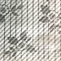 Paper Tablecloth RETRO Thick Sturdy White Silver Flowers Vtg Carlton USA