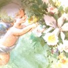 BABY SHOWER Gift Wrap Boy Girl Wrapping Paper 1960 RETRO Vtg SEALED BABY ANGELS