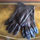Gloves Leather Women’s Dark Brown  Size 7 Wool Lining Made in Italy Vintage