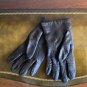 Gloves Leather Womenâs Dark Brown Size 7 Wool Lining Made in Italy Vintage