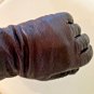 Gloves Leather Womenâs Dark Brown Size 7 Wool Lining Made in Italy Vintage