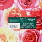 Birthday GiftWrap All Occasion 1980’s 2 LG SHEETS Flowers Roses Pink Vintage NEW