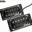 Wilkinson Premium WHHB AlNiCo V Humbucker Pickup Neck/Bridge Set - Black Nice!