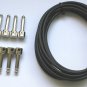 Flex Solderfree Effect Cable Kit 10 Right Angle Plugs  9 Ft. Cable+Cable Tester