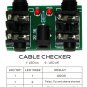 Flex Solderfree Effect Cable Kit 10 Right Angle Plugs  9 Ft. Cable+Cable Tester