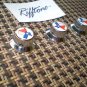 Rifftone Texas Flag UFO Type Guitar Knobs 3 Set Class up that Axe! Fast US ship