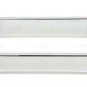 Rifftone Metal CHROME Humbucking Slanted Pickup Ring set Curved Bottom