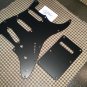 Rifftone Black Anodized 11-Hole Standard Strat-type Pickguard + Back Plate Set