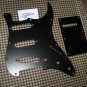Rifftone Black Anodized 11-Hole Standard Strat-type Pickguard + Back Plate Set