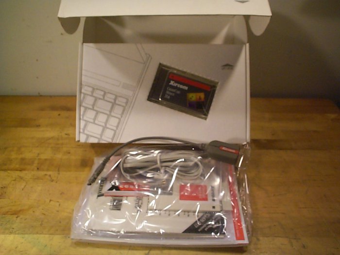 Xircom CreditCard Fax Modem 33.6Mhz      CM33