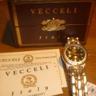 Veccelli - Men's Watch   NIB 3 Yr Warr