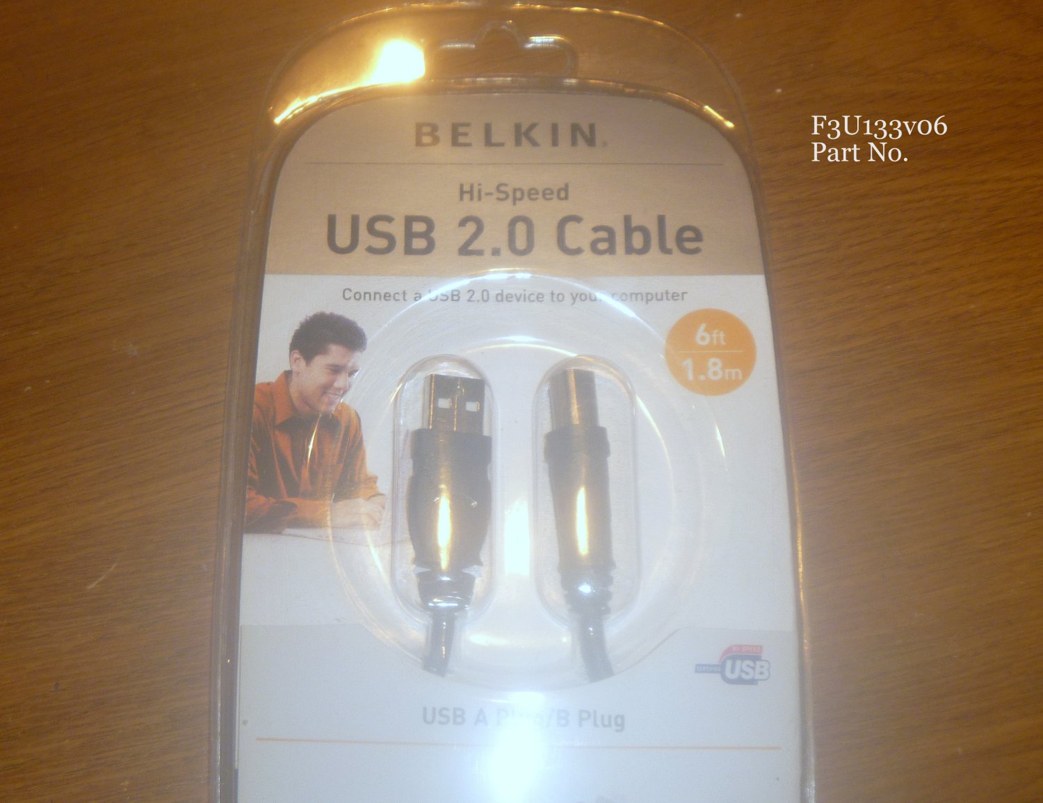 Belkin 6' USB2.0 Cables - New