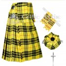 MACLEOD OF LEWIS Tartan Scottish 8 Yard KILT With Free - Tam Cap/Hat - Flashes - Kilt Pin - Size 50