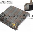 Scottish BLACK WATCH WEATHERED Tartan FlyPlaid KILT ACCESSORIES - Brooch - Glengarry - Cap Size 56