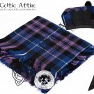 Scottish PRIDE OF SCOTLAND Tartan KILT ACCESSORIES - FlyPlaid - Brooch - Glengarry Hat - Cap Size 60