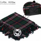 Scottish SCOTTISH NATIONAL Tartan KILT ACCESSORIES - FlyPlaid - Brooch - Glengarry Hat - Cap Size 62