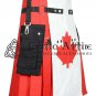 Size 48 Scottish UTILITY KILT Hybrid Cotton Cargo Pockets Fashion Kilt Canada Pride Kilt