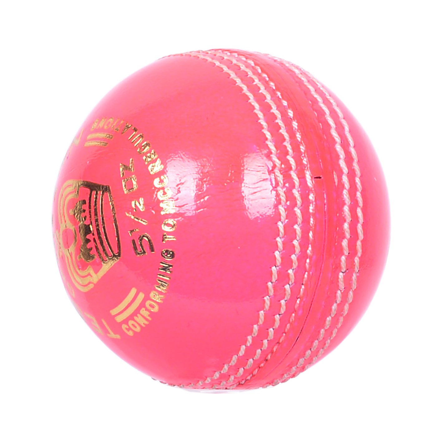 6 Cricket Balls, Pink Balls, 156g 4piece Cricket ball Premium Quality Leather (Pack of 6 balls)