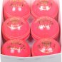 12 x Cricket Balls 156g Pink BALL 4piece Premium Leather, Training & Match Ball