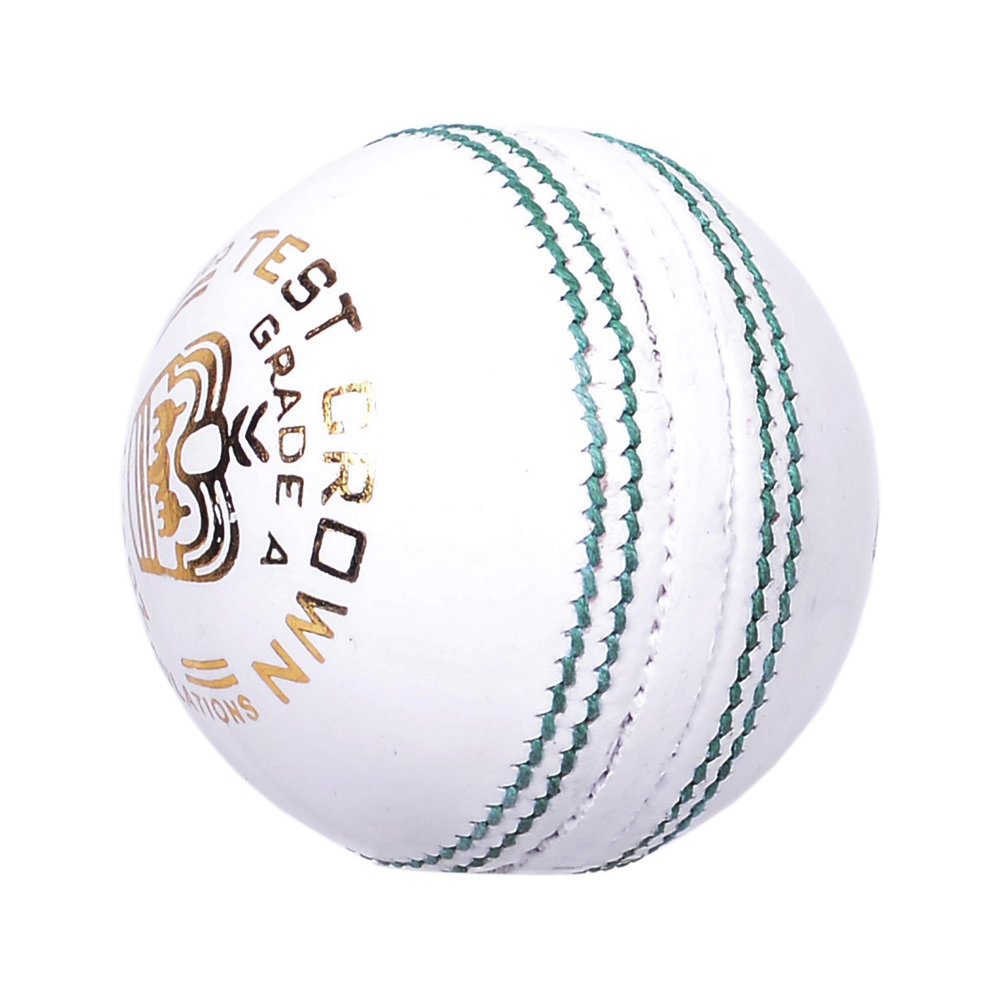 White Cricket Ball, Match Ball, Premium Leather, Hand Stitched ( Pack