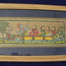 Pattachitra Wall hanging of Nouka Vihar (Well Framed)