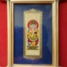 Beautiful Rectangle Palm Leaf Wall Hanging of Lord Ganesh