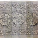 Black and white  Palm leaf Etching Wall hanging of Dasavatar