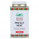 2 Pieces Prickly Heat Cooling Fresh Refreshing Body Powder Skin Moisture Snake Brand 140g