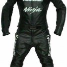 Kawasaki Customized Size Women's Motorcycle Motorbike Biker Racing Leather 1 and 2 Piece Suit