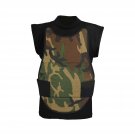 Camouflage Paintball Airsoft Ultralight Chest Protector Guard With Attached Shirt