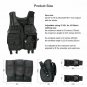 Military Vest Tactical Plate Carrier Holster Police Molle Assault Combat Gear