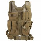 Military Vest Tactical Plate Carrier Holster Police Molle Assault Combat Gear