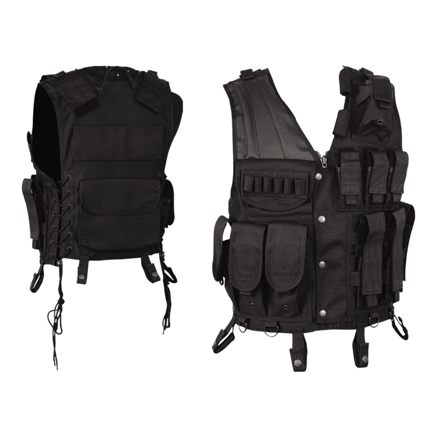 Black Classic Safari Tactical Vest