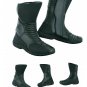 Mens Motorbike Leather Boots Biker Racing Motorcycle Armoured Shoes Waterproof- UK Size 10