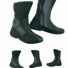 Mens Motorbike Leather Boots Biker Racing Motorcycle Armoured Shoes Waterproof- UK Size 13